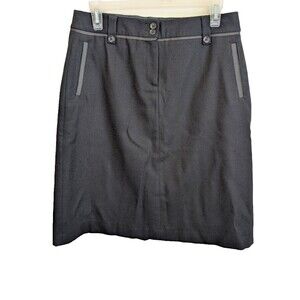 Boden Womens Mini Skirt Wool Pockets Lined Vented Zip Capsule Wardrobe 12